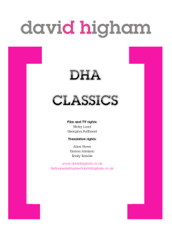 Film and TV rights - David Higham Associates