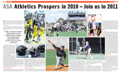 ASA ADVERTORIAL ASA Athletics Prospers in 2010