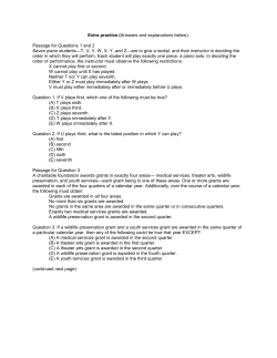 Extra practice (Answers and explanations below): Passage for