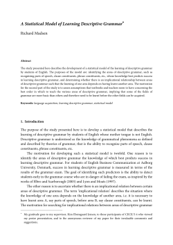 Richard Madsen - Cecil`s 4 Conference