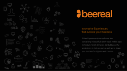 Innovative Experiences that evolves your Business
