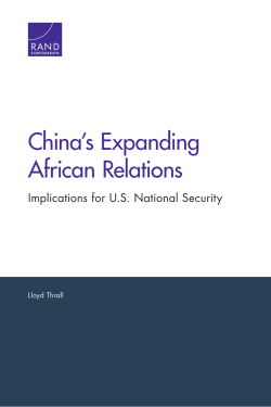 China`s Expanding African Relations