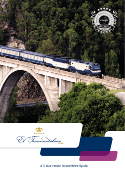 A 5 star cruise in northern Spain