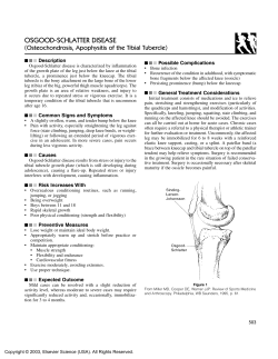 osgood-schlatter disease