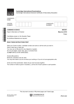 June 2015 Question Paper 61