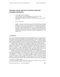 Maximum entropy approach to stretched exponential