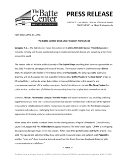 press release - Batte Center