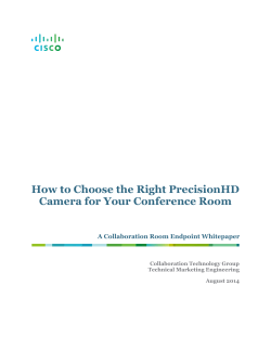 How to Choose the Right PrecisionHD Camera for Your