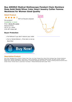 Buy AMORUI Medical Stethoscope Pendant Chain