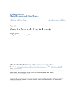 Mercy for Anne and a Rose for Lucrezia