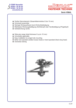 Serie V964L - benloc fastener technik