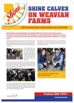 ON WEAVIAN FARMS ON WEAVIAN FARMS