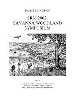 srm 2002: savanna/woodland symposium