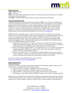 Job Description_RMMFI Program Associate_052814