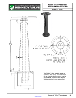 FS, Ext Stems, Chain Wheels, T Handle Wrenches
