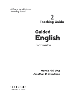 Teaching Guide 2 - Oxford University Press
