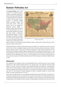 Kansas‒Nebraska Act