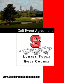 Golf Event Agreement - teeitupmarketing.com