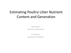 GlanceyDubin_Estimating Poultry Litter Nutrient Content and