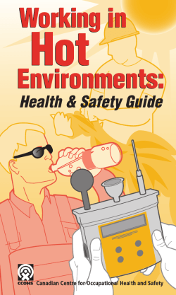 Working in Hot Environments