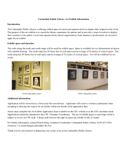 Art Exhibits Policy and Application