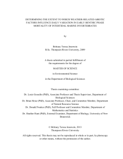 determining the extent to which weather