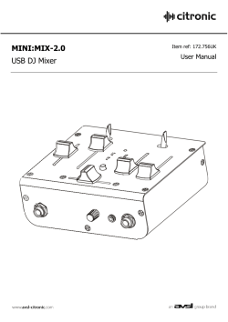 MINI:MIX-2.0 USB DJ Mixer