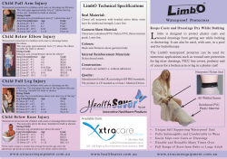 LimbO Waterproof Product Brochure,