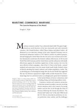 MaRITIME COMMERCE WaRFaRE
