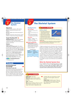 2 The Skeletal System