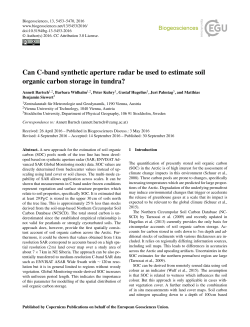 Can C-band synthetic aperture radar be used to