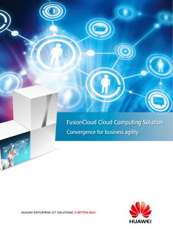 FusionCloud Cloud Computing Solution