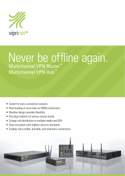 Never be offline again.