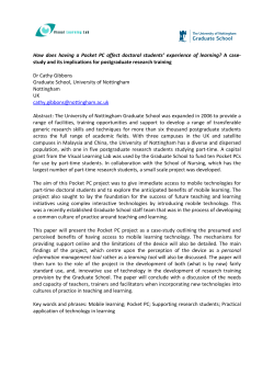 Gibbons Cathy Final Paper - University of Nottingham