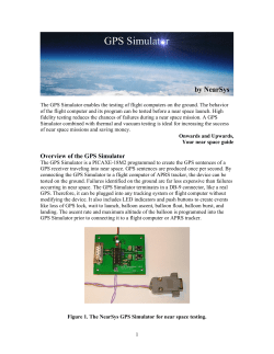 Overview of the GPS Simulator