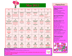 May 2015 - Diversified Supportive Services