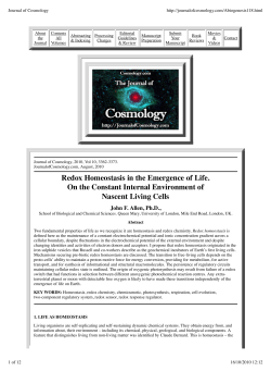 Journal of Cosmology