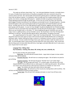 January 4, 2013 This week we will learn about letter &ldquo;G g&rdquo;.