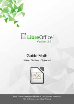 Guide Math LibreOffice 3.5 - The Document Foundation Wiki