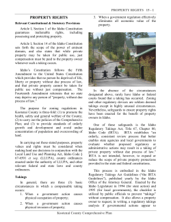 property rights - Kootenai County