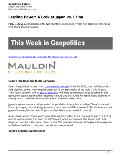 Leading Power: A Look at Japan vs. China