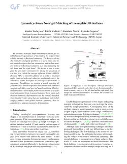 Symmetry-Aware Nonrigid Matching of Incomplete 3D Surfaces