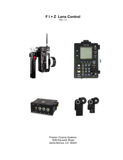 FI + Z Lens Control - Preston Cinema Systems