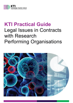 KTI Practical Guide to Legal Issues in Contracts with RPOs