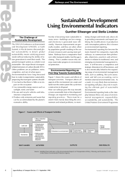 Sustainable Development Using Environmental Indicators