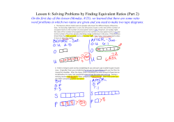 Lesson 6: Solving Problems by Finding Equivalent Ratios (Part 2)