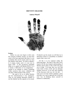 IDENTITY ERASURE