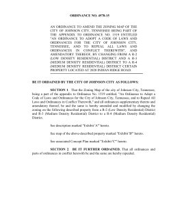 ORD4578-15 2020 Indian Ridge Rd Rezoning
