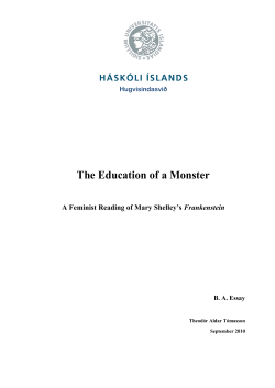 The Education of a Monster