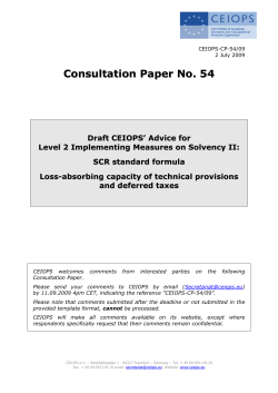 Consultation Paper No. 54
